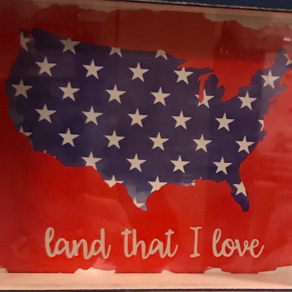 American Map Motivational Sign Shelf Sitter New - Picture 2 of 8